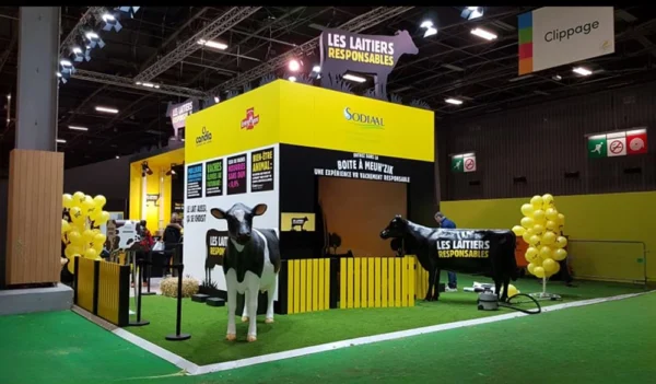 Stand Les Laitiers Responsables pour Publicis Live