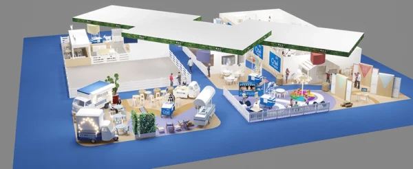 Conception 3d, Stand CNIEL, salon de l'agriculture